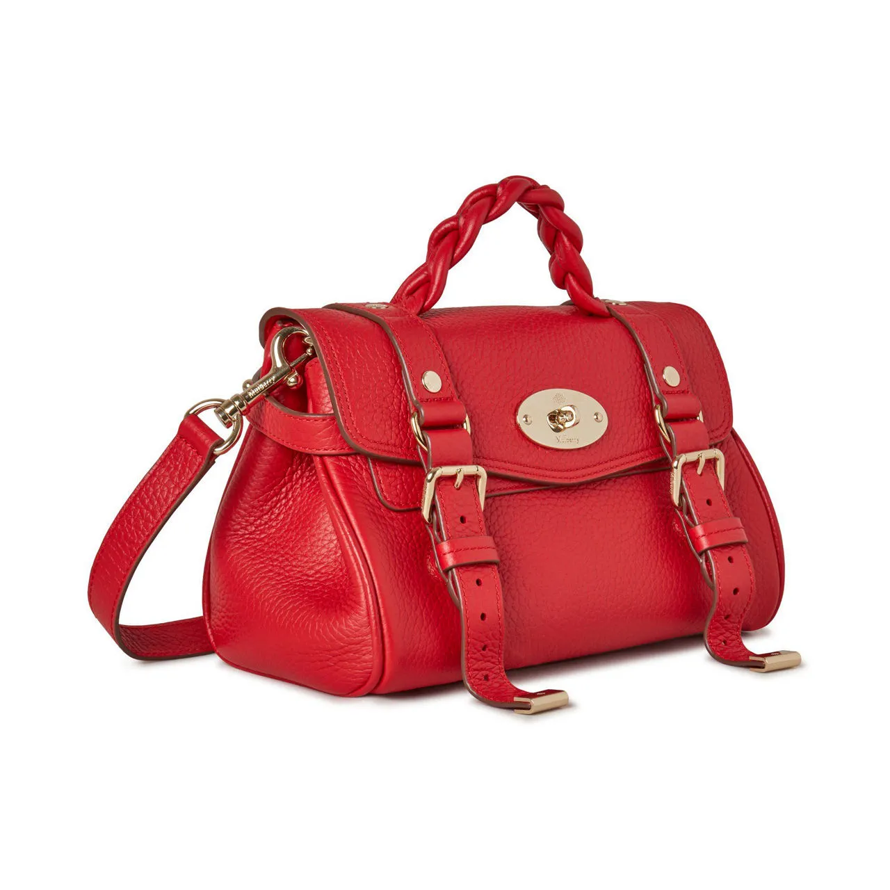 MULBERRY Alexa Mini Satchel - Scarlet Red