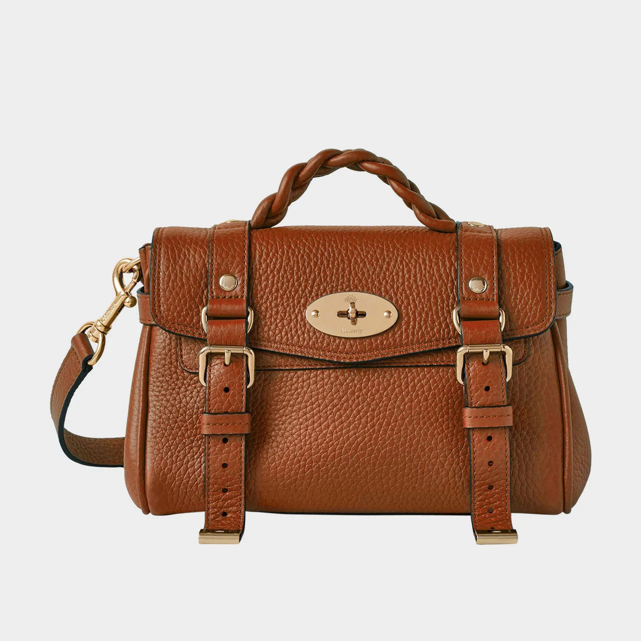 MULBERRY The Sustainable Edit Alexa Mini Satchel - Chestnut