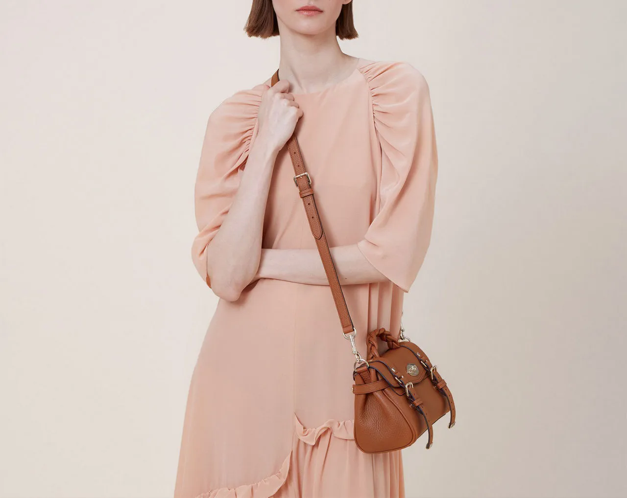 MULBERRY The Sustainable Edit Alexa Mini Satchel - Chestnut