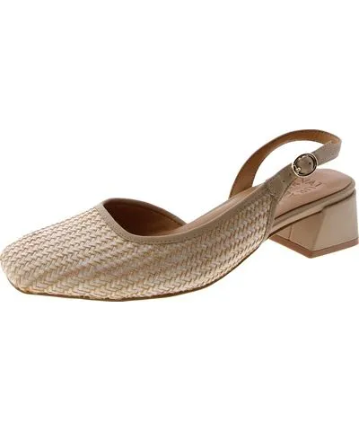 Naturalizer Jayla 2 Womens Woven Ankle Strap Slingback Heels