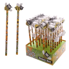 Novelty Kids Bee Design Pencil and Eraser STA37