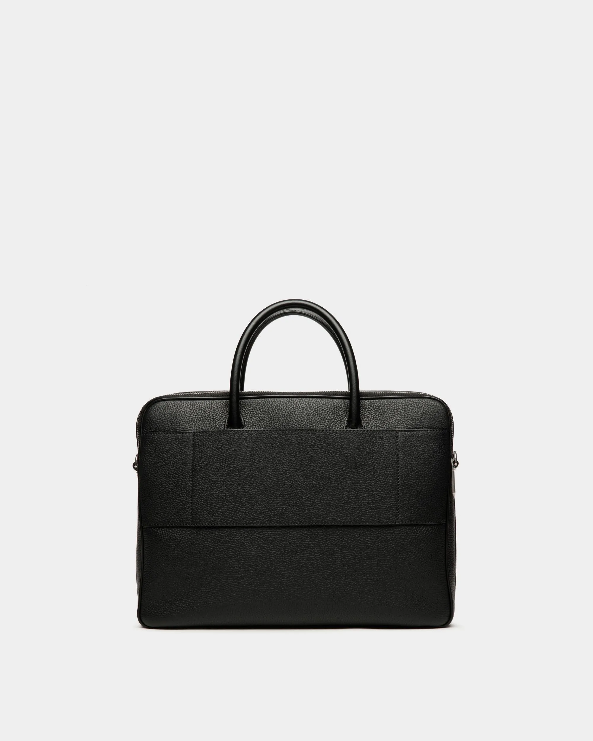 Oeden Briefcase in Black Leather 