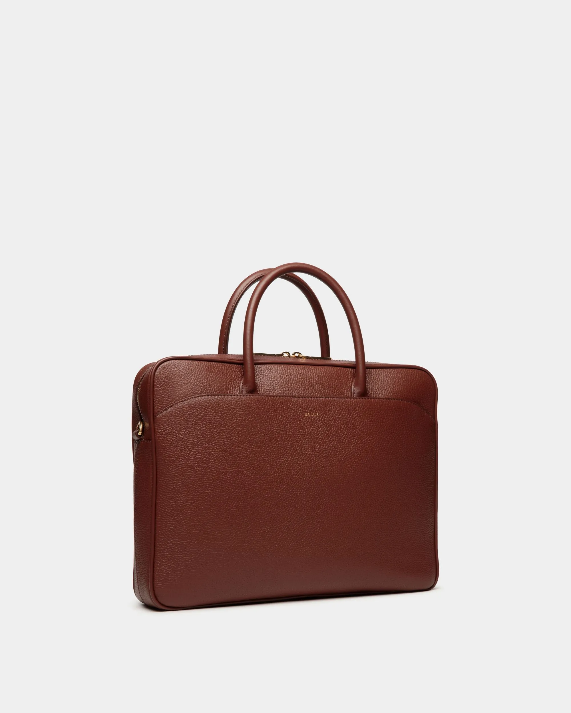 Oeden Briefcase in Brown Leather