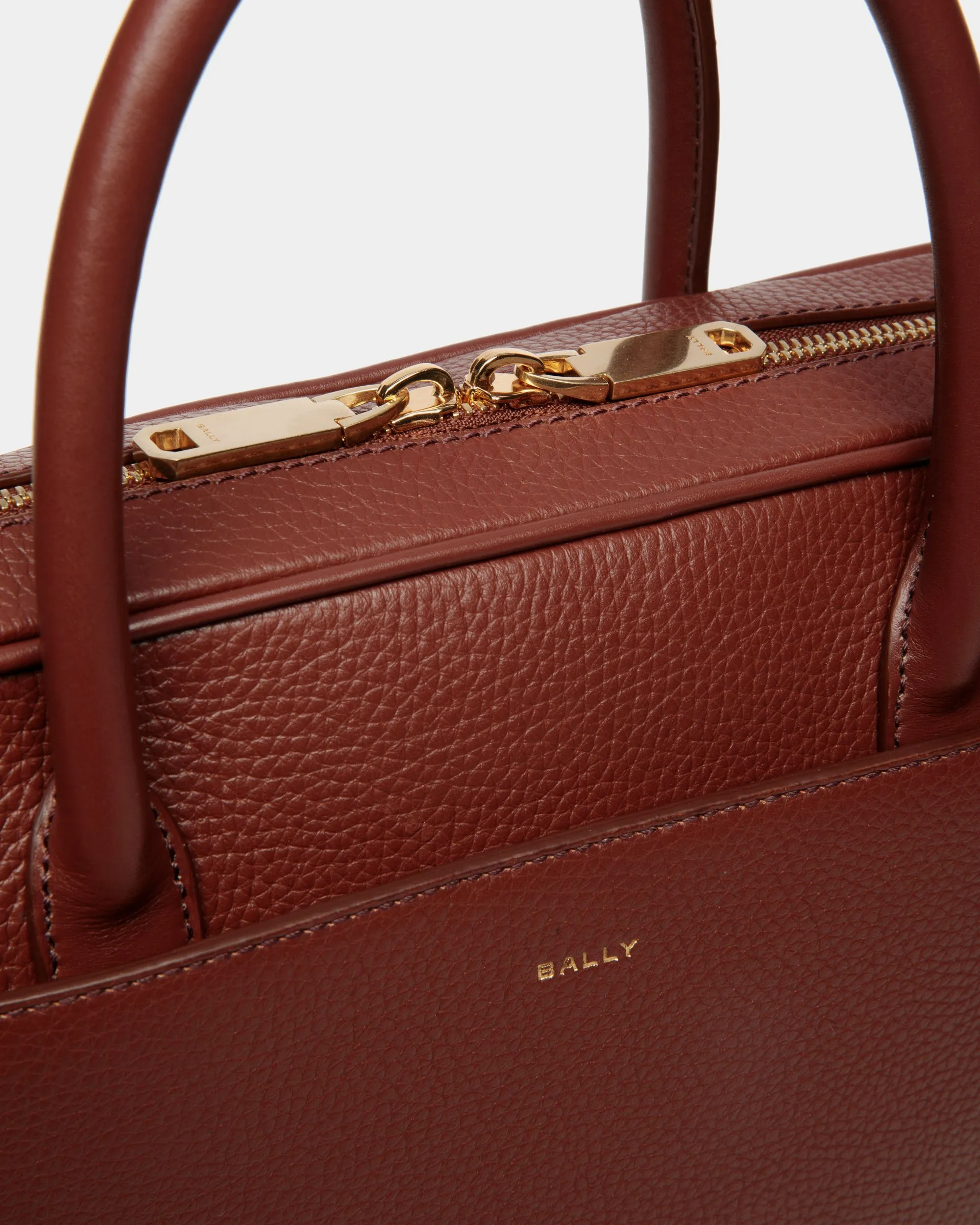 Oeden Briefcase in Brown Leather