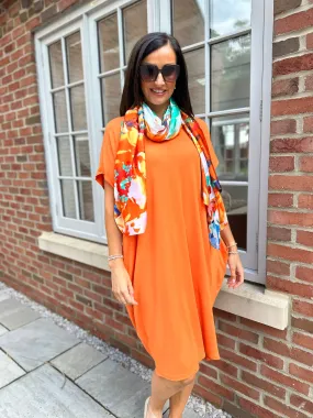 Orange Tilletts T-Shirt Dress Tammy