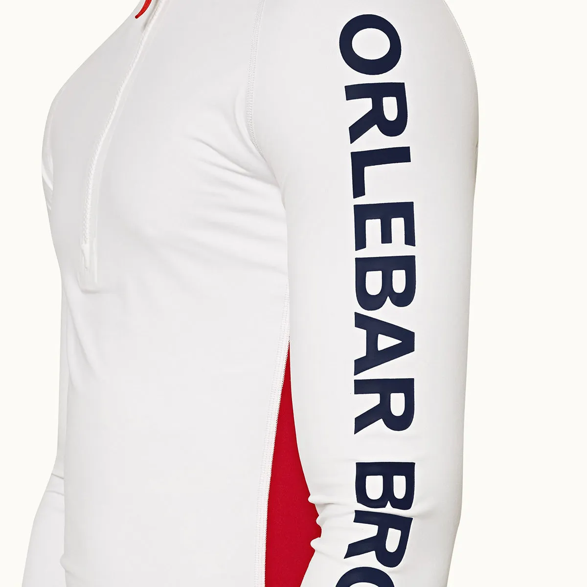 Orlebar Brown - Bray Half Zip in Cloud