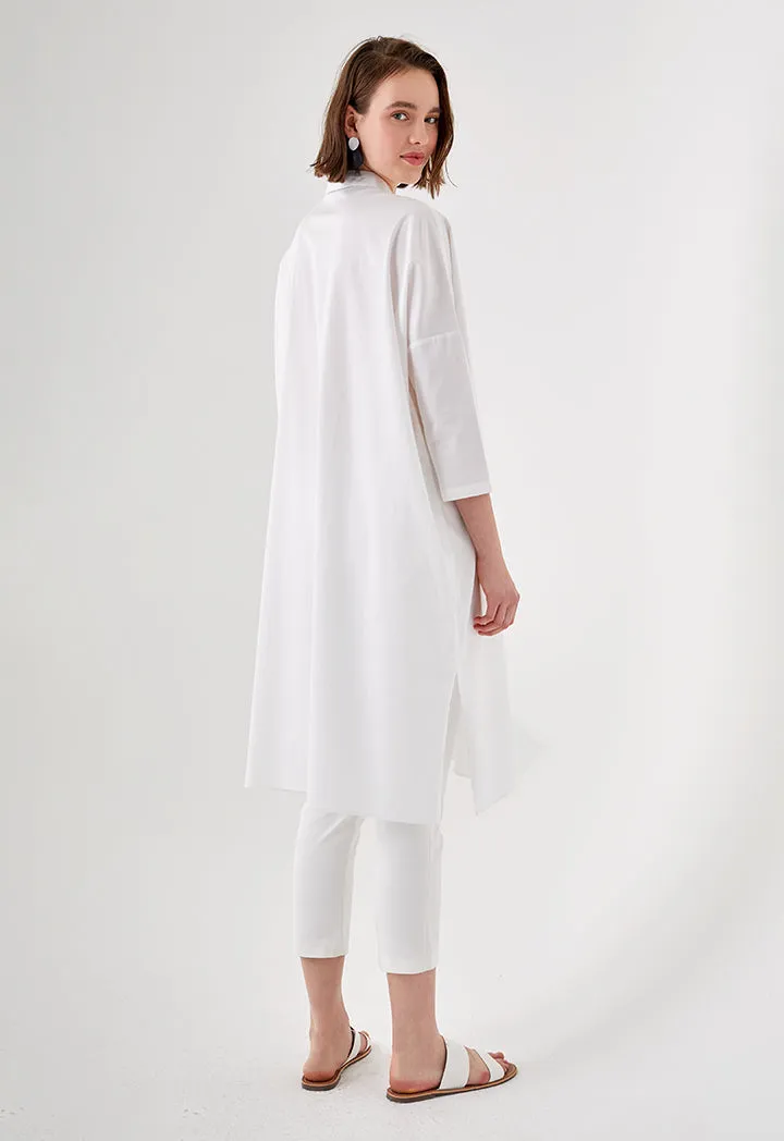 Oversized Cotton Shirt Dress