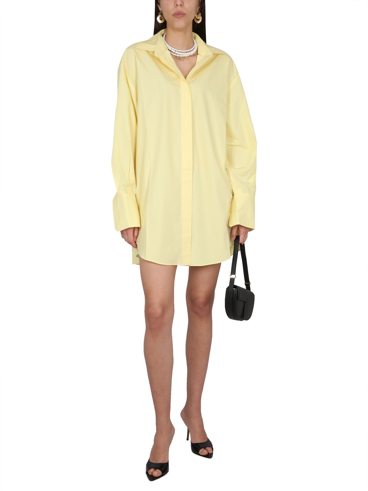 PATOU    COTTON POPLIN SHIRT DRESS