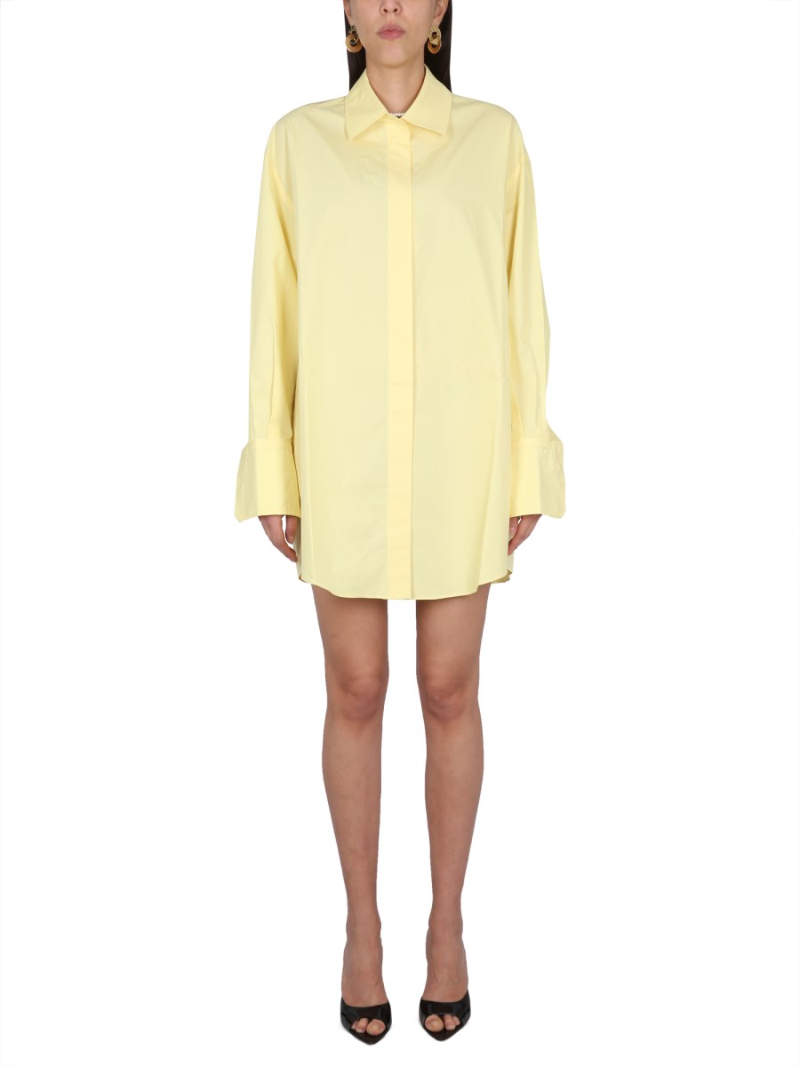 PATOU    COTTON POPLIN SHIRT DRESS