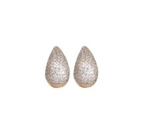 Pave Teardrops