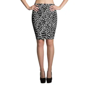 Pencil Skirt Balmorhea Springs Waves