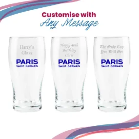 Personalised PSG 20oz Tulip Pint Glass, Gift Boxed