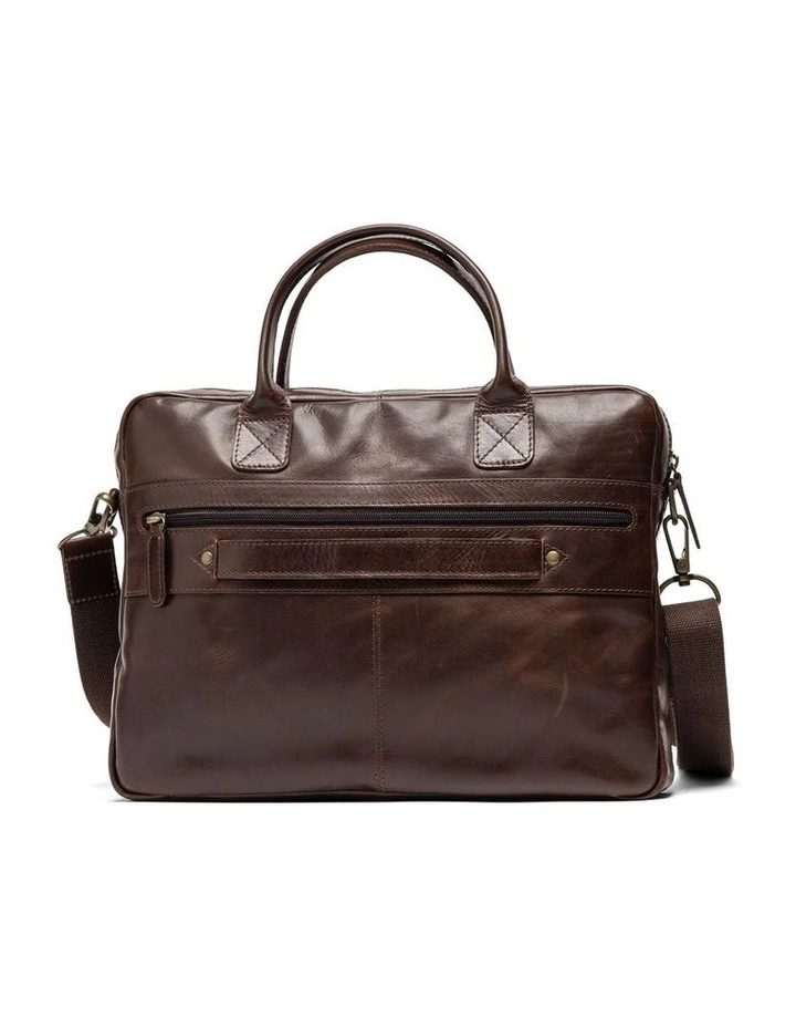 Picton Briefcase in Chocolate