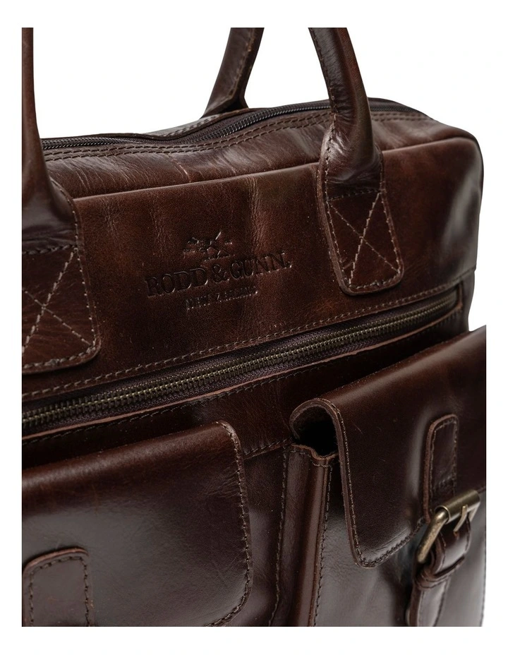 Picton Briefcase in Chocolate