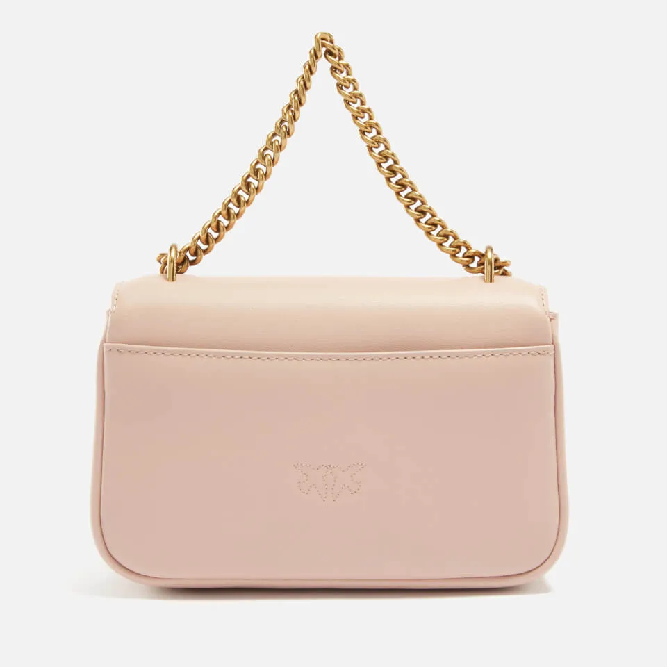 Pinko Cupido Leather Messenger Mini Bag