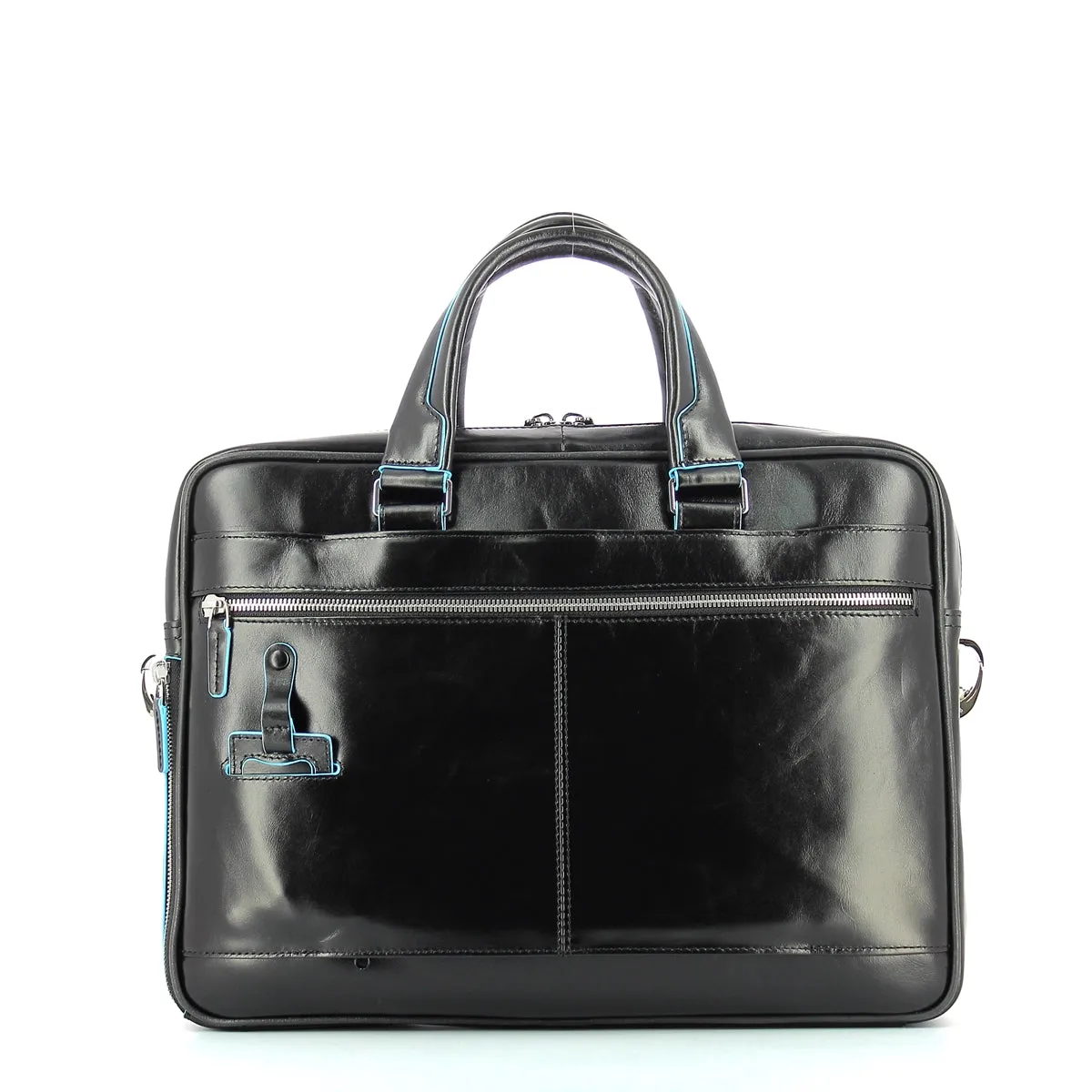 Piquadro - Slim Briefcase Blue Square 14.0 - CA2849B2 - NERO