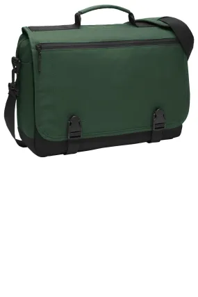 Port Authority Messenger Briefcase BG304 Forest Green