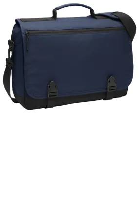 Port Authority Messenger Briefcase BG304 Navy