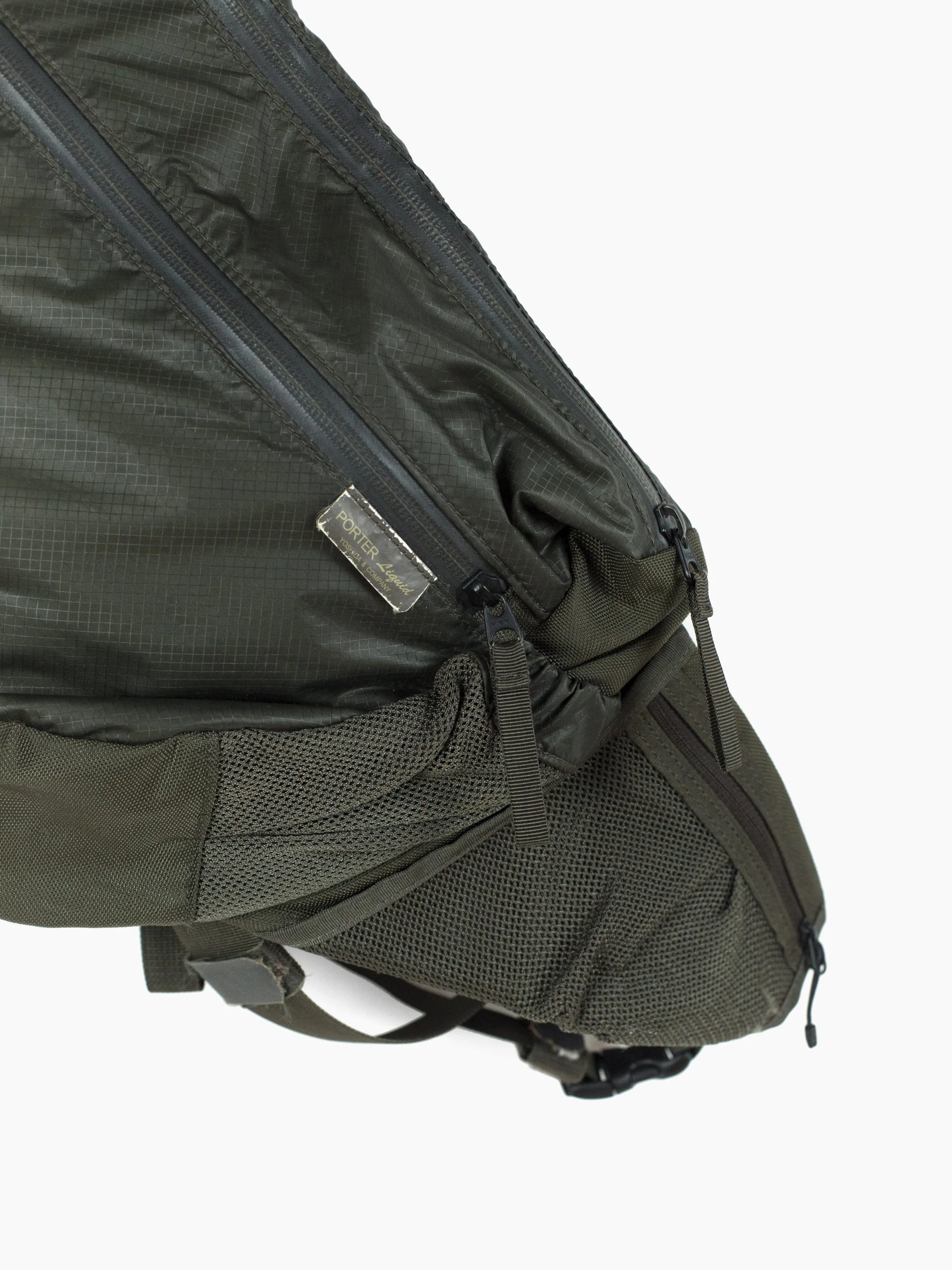 Porter Liquid 00s Olive Messenger Bag