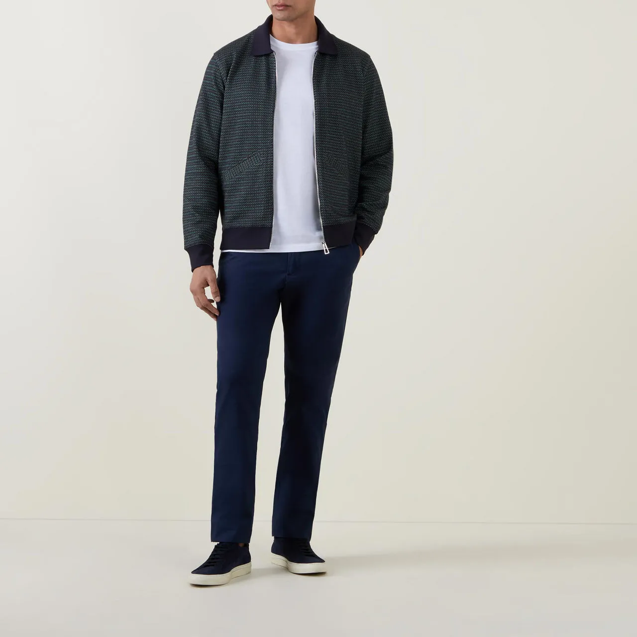 PS PAUL SMITH Clean Tapered Chinos - Navy