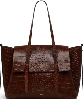 Radley Chancery Faux Croc Large Flap Over Satchel