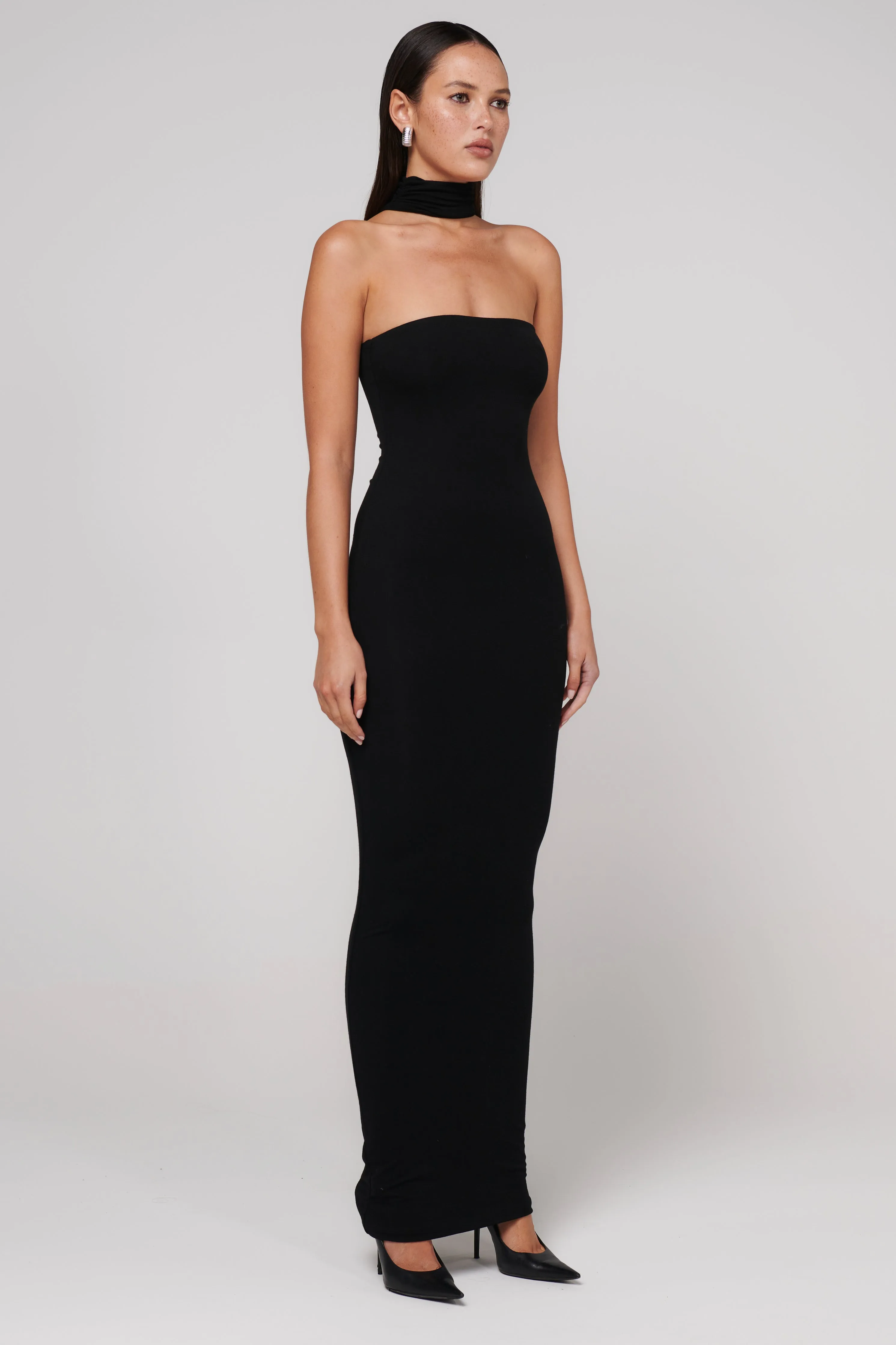 Raine Midi Dress - Black