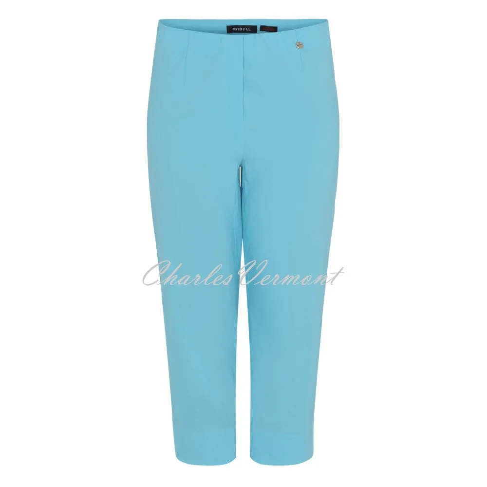 Robell Marie 07 Capri Trouser 51576-5499-750 (Pacific Turquoise)