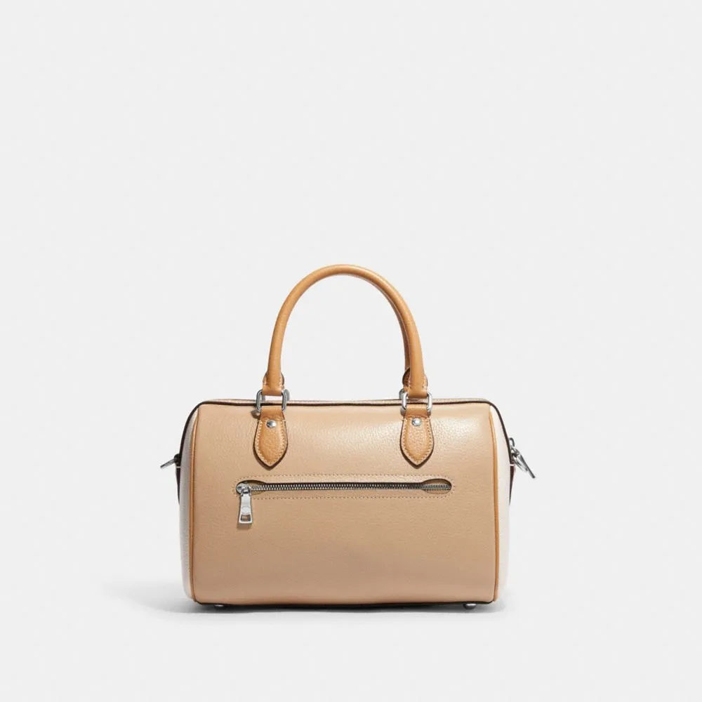 Rowan Satchel Bag In Colorblock