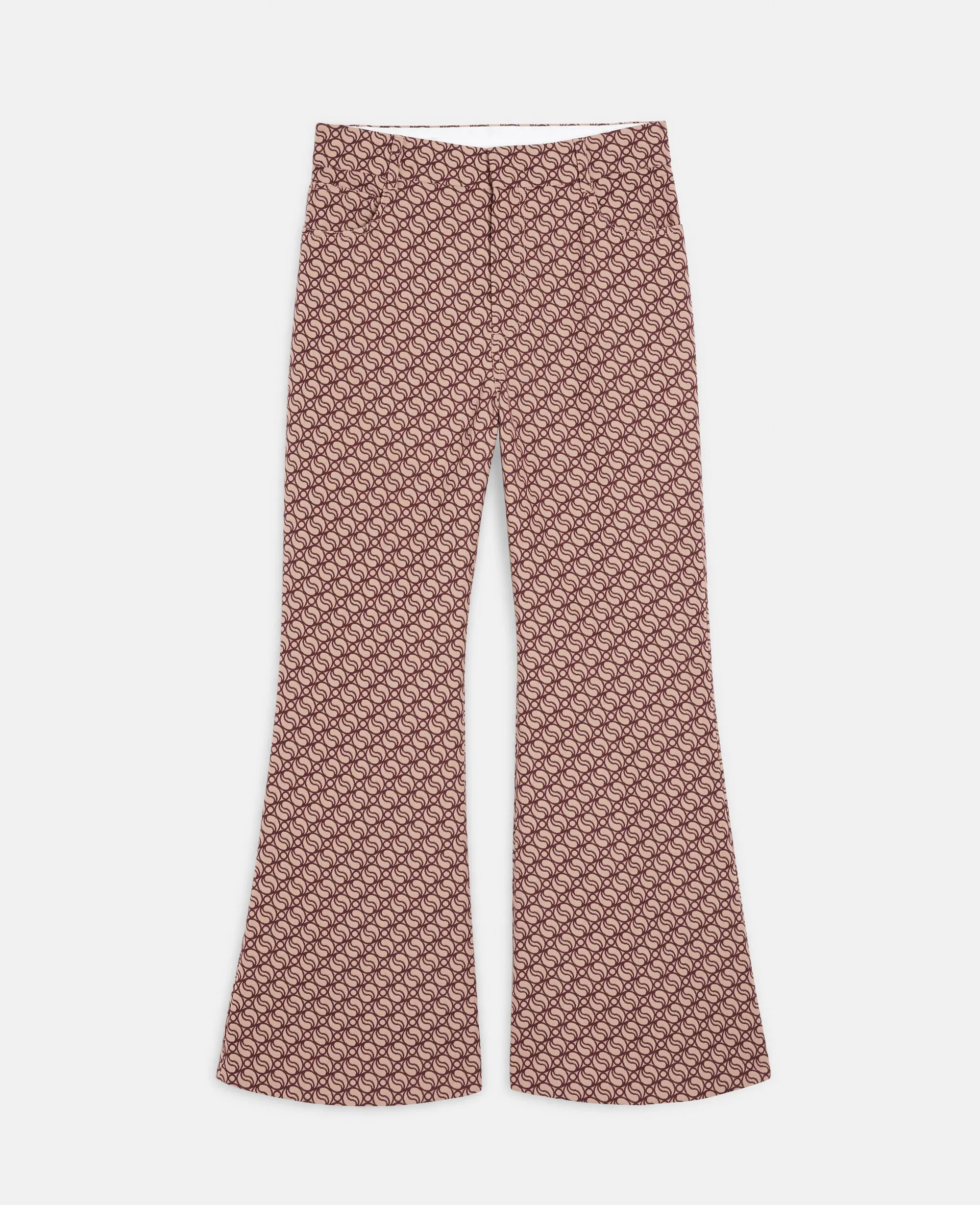 S-Wave Jacquard Tailored Trousers