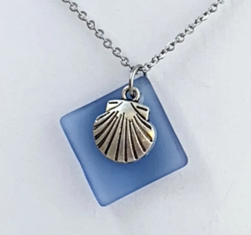 Sea Shell Sea Glass Necklace