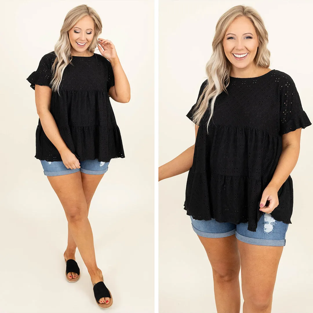 Shady Mood Top, Black