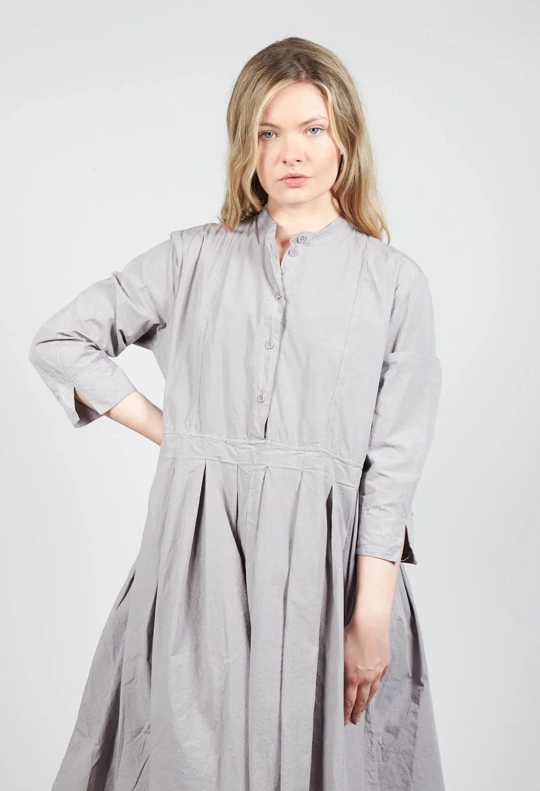 Shirt Dress in Taupe