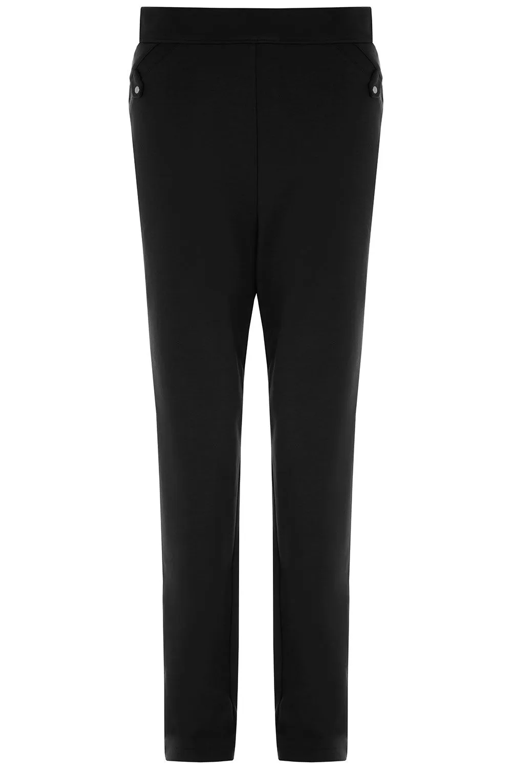 Slim Fit Ponte Elasticated Trousers