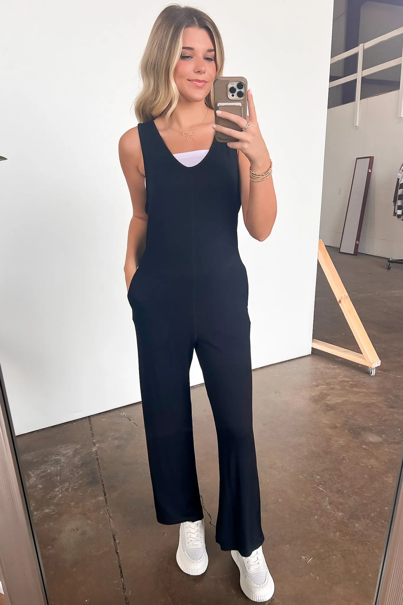 Smooth Charmer Wide Leg Jumpsuit - FINAL SALE