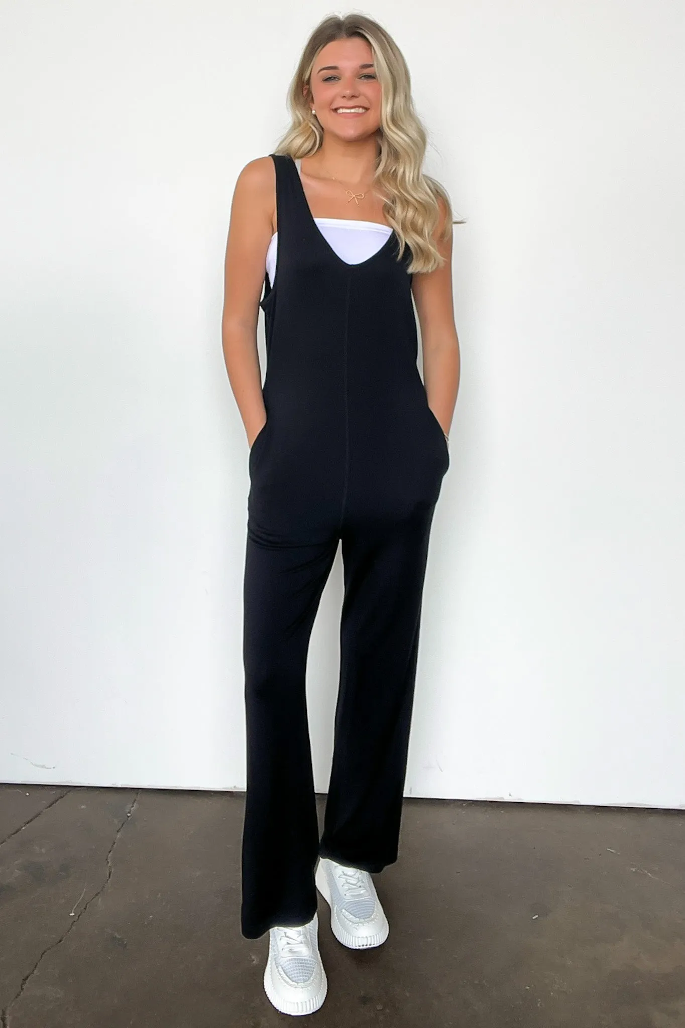 Smooth Charmer Wide Leg Jumpsuit - FINAL SALE