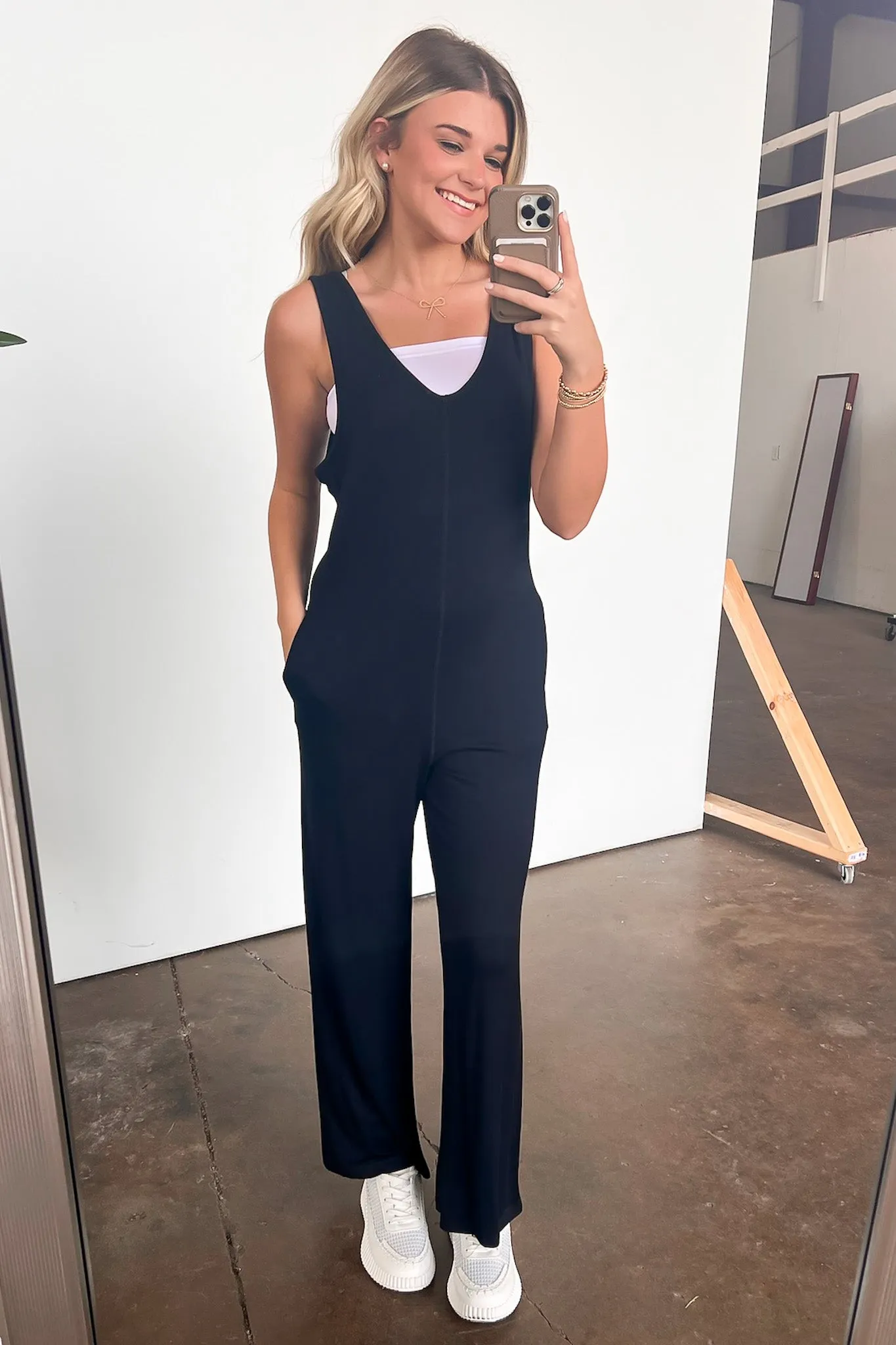 Smooth Charmer Wide Leg Jumpsuit - FINAL SALE