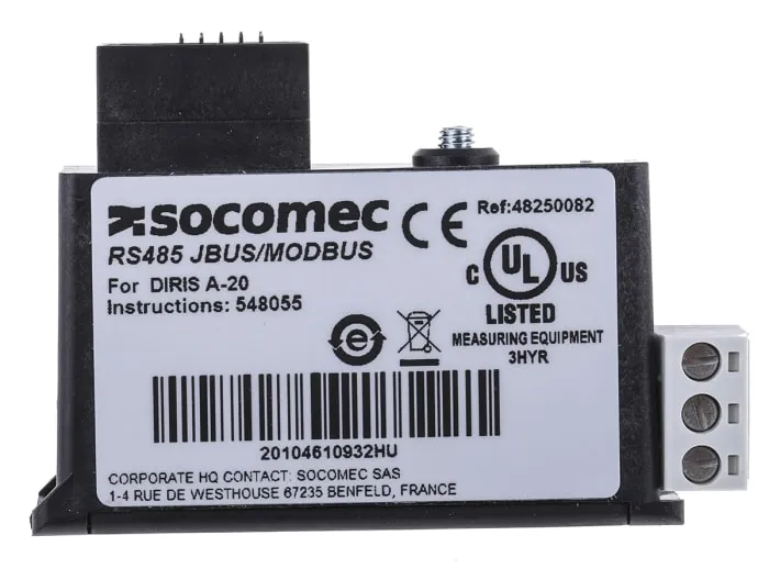 Socomec PLC Expansion Module For Use With DIRIS A20