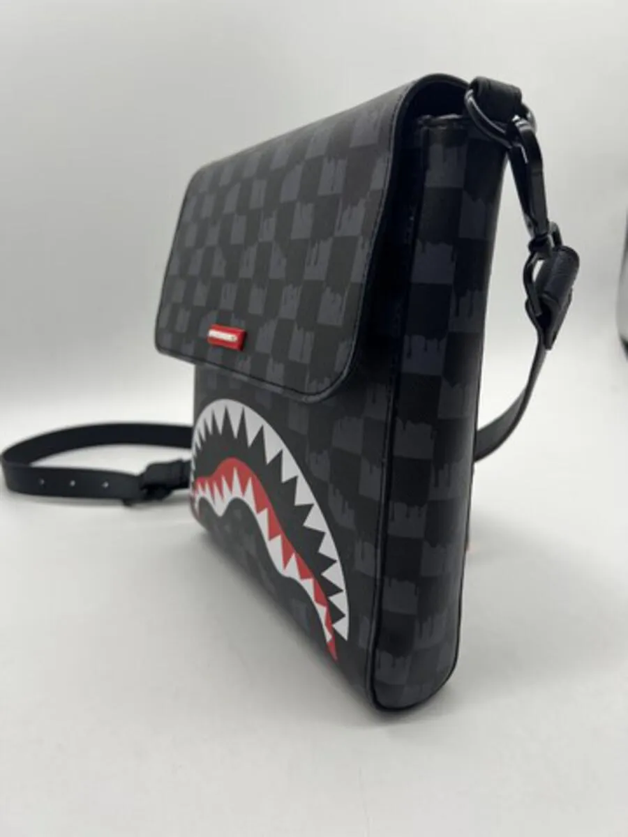 Sprayground - Drip Check Shark Messenger Sling