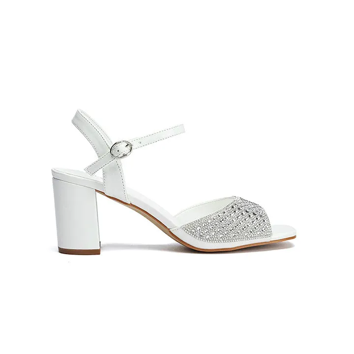 Square Toe Embellished Mule HL 197