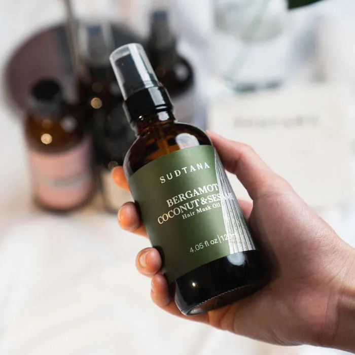 SUDTANA   Bergamot, Coconut & Sesame Hair Mask Oil