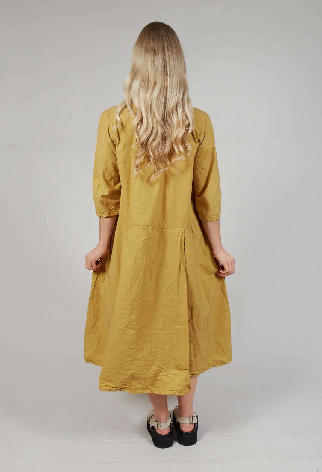 Tailored Collar Dress TC in Sun Yellow