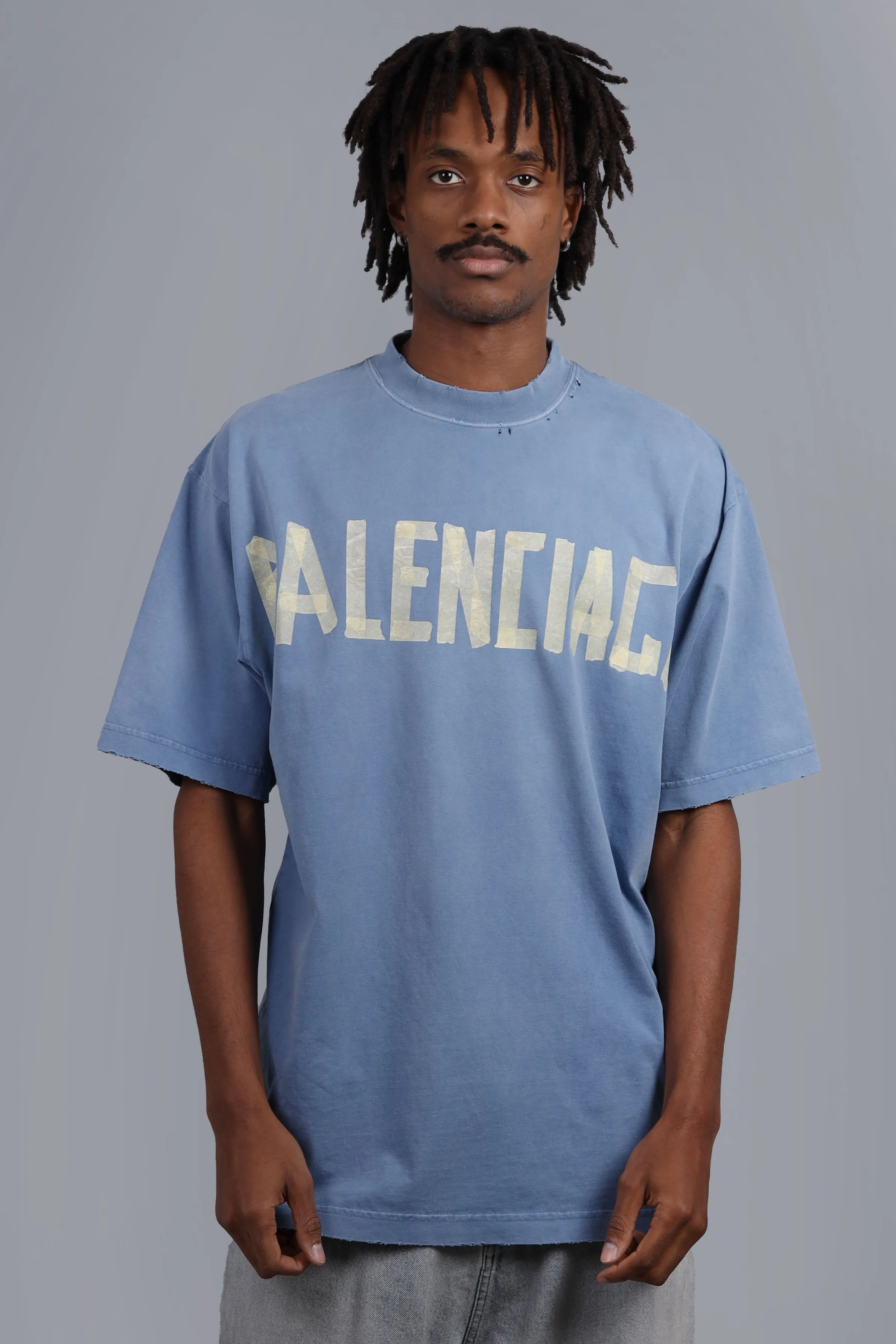 Tape Type Logo Light Blue
