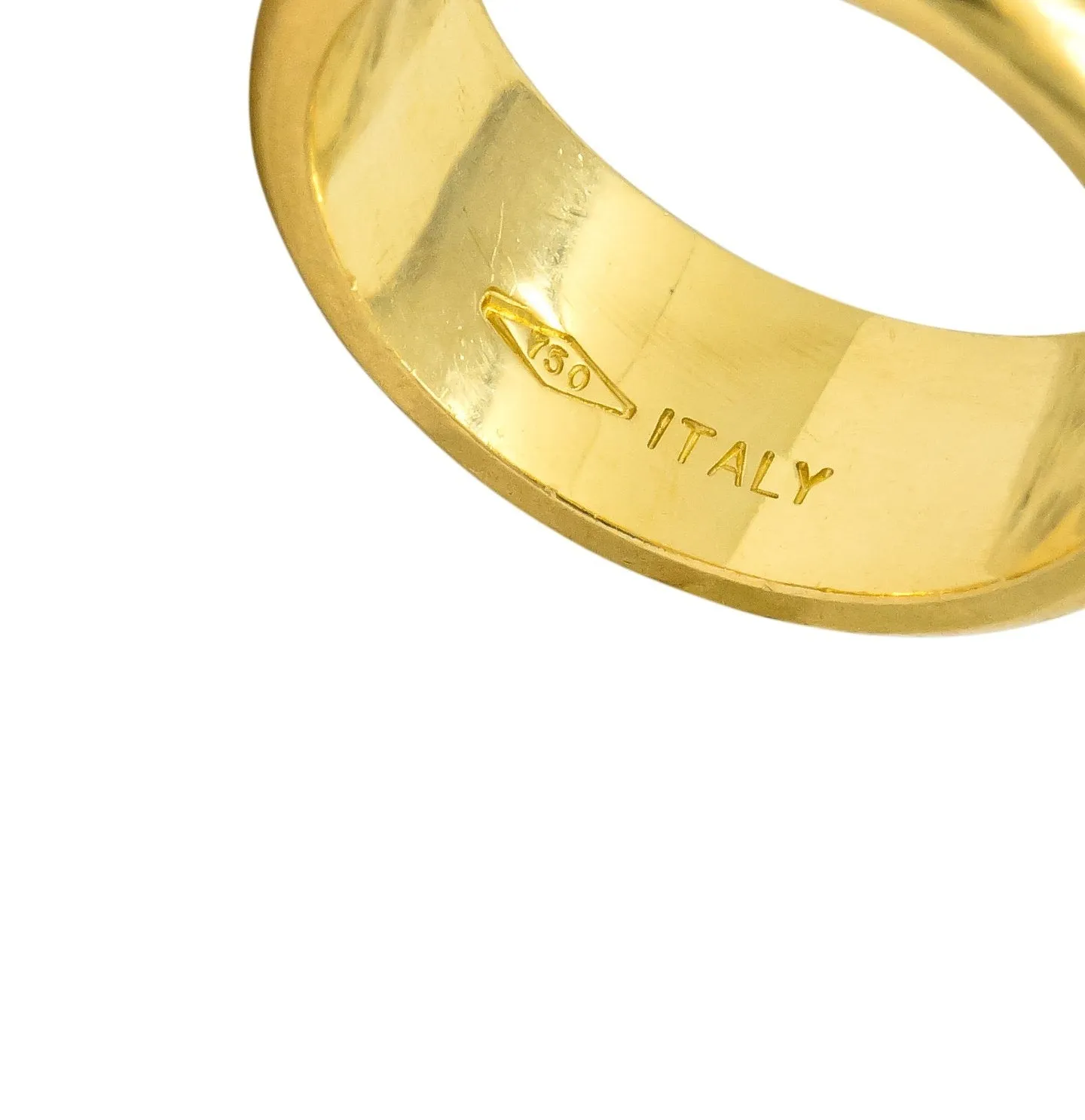 Tiffany & Co. 1995 18 Karat Gold Atlas Wide Band Ring Unisex