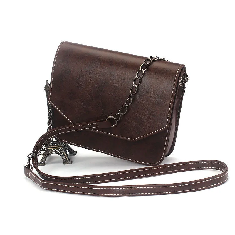 Trendy Women Retro Imitation leather Shoulder Bag Satchel Hasp Hbag Messenger In Forward