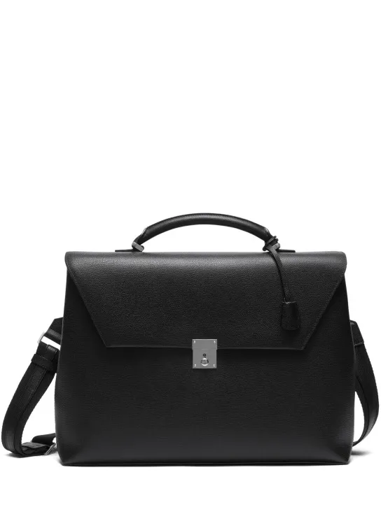 Valextra   Avietta leather briefcase 