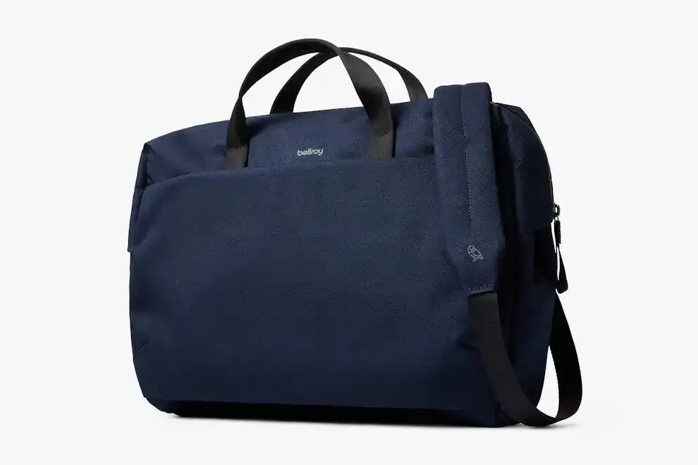 Via Work Bag Tech Briefcase in Navy