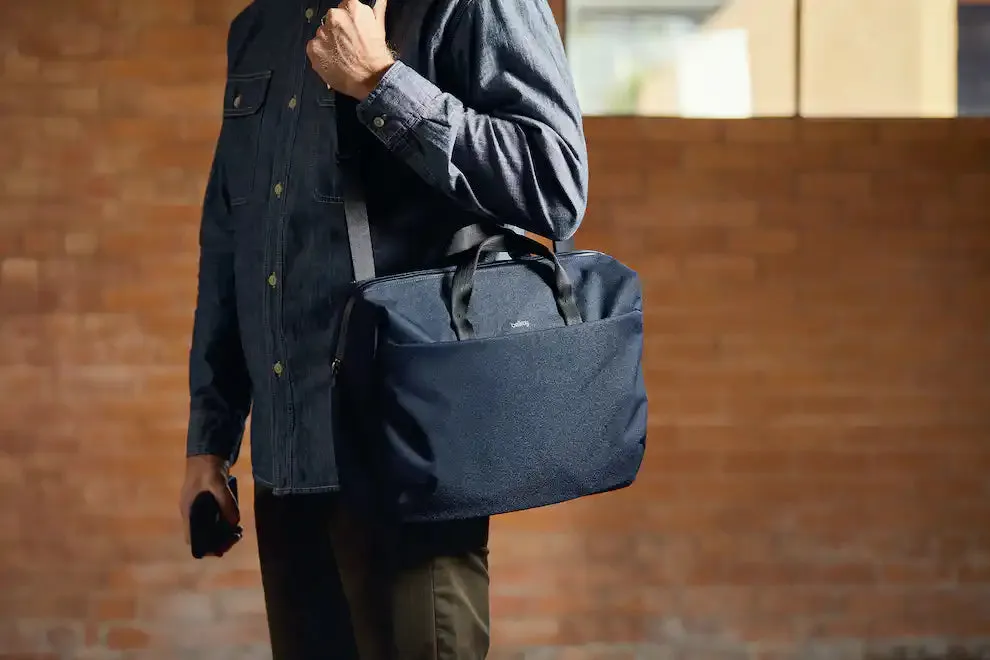 Via Work Bag Tech Briefcase in Navy