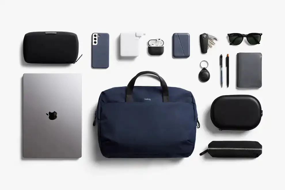 Via Work Bag Tech Briefcase in Navy