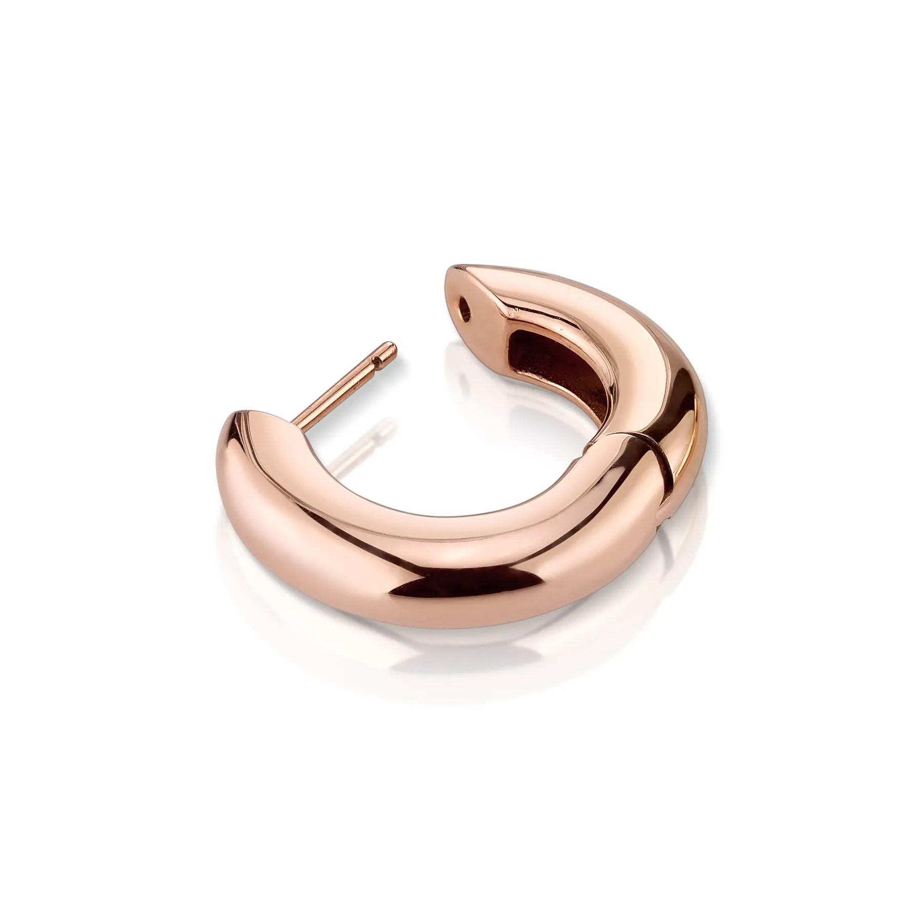 Wide Hoop #3 - 14k Rose Gold