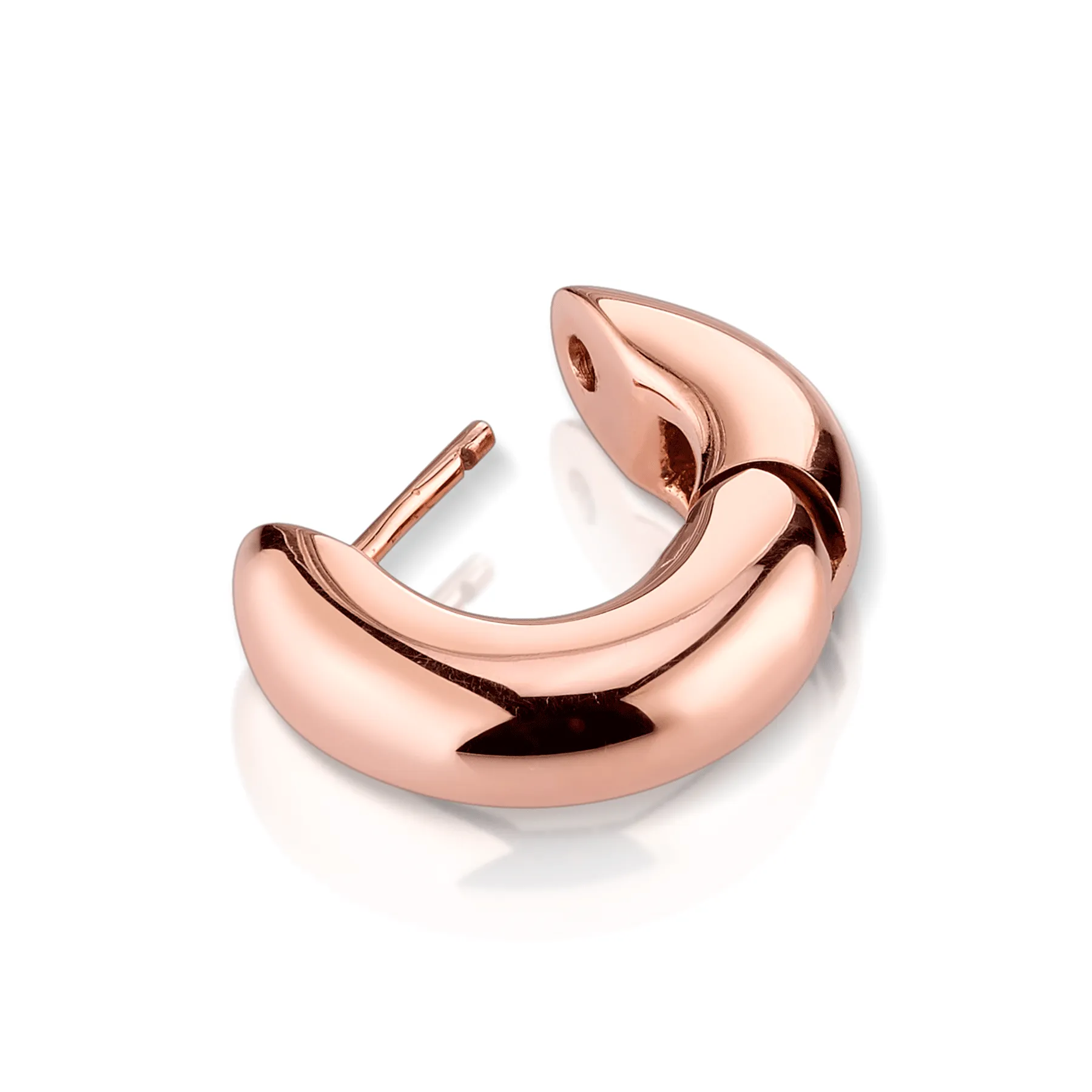 Wide Hoop #3 - 14k Rose Gold